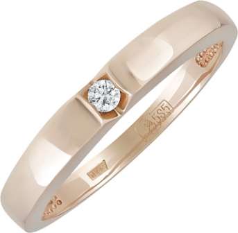 Кольцо из золота с бриллиантом