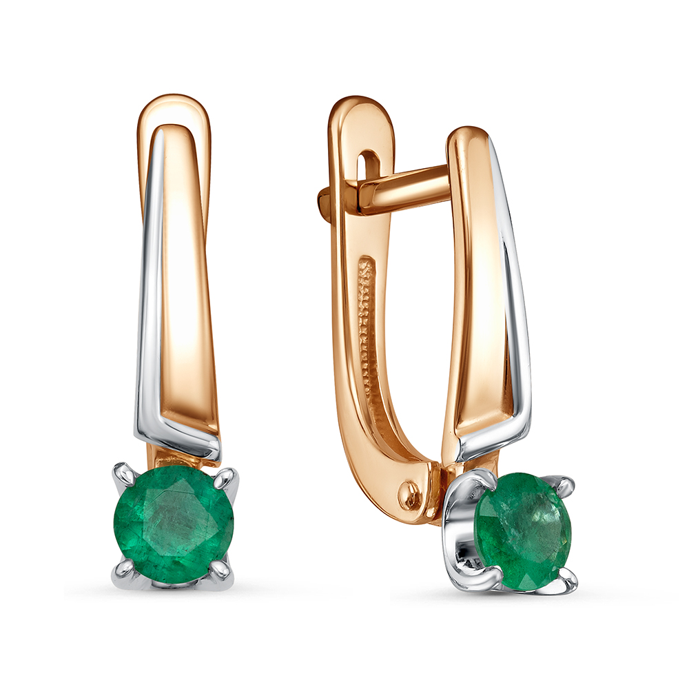 Кольцо из золота с изумрудом