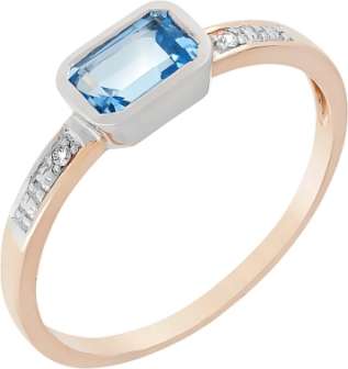 Кольцо из золота с бриллиантом