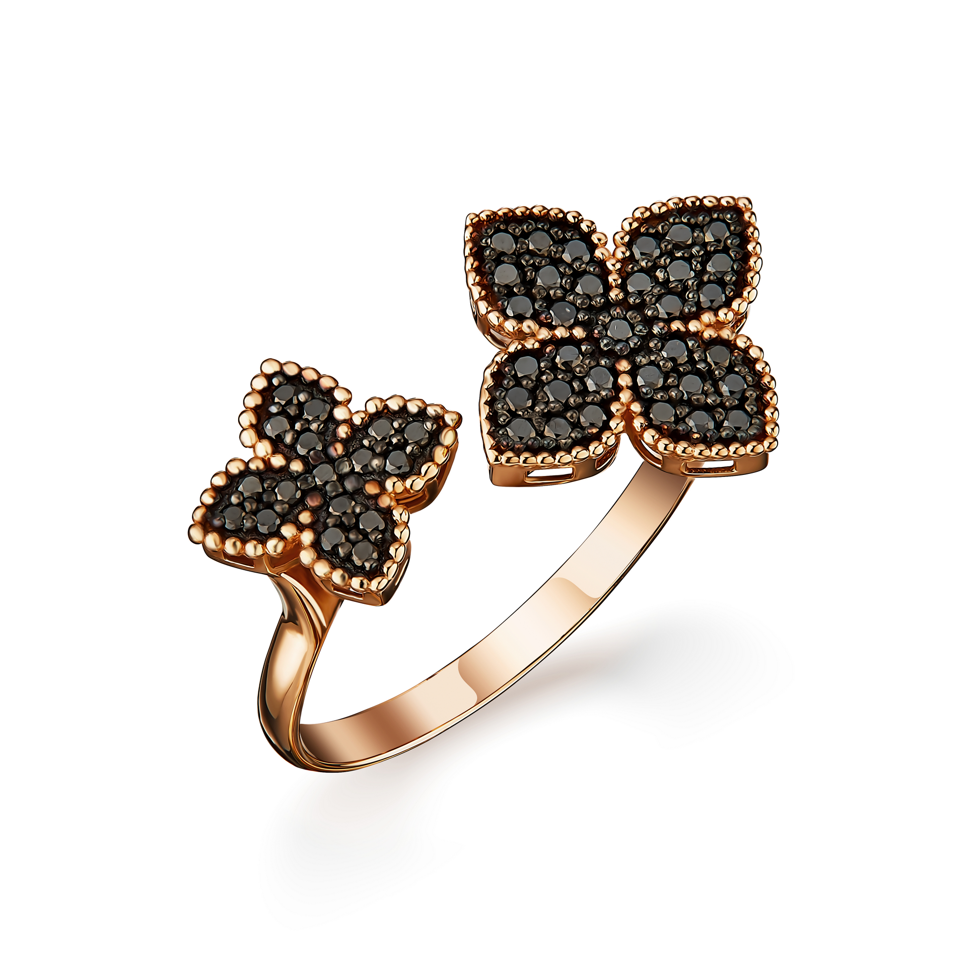 Кольцо из золота с фианитом