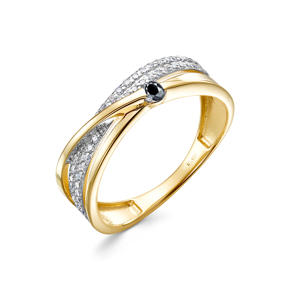 Кольцо из золота с бриллиантом