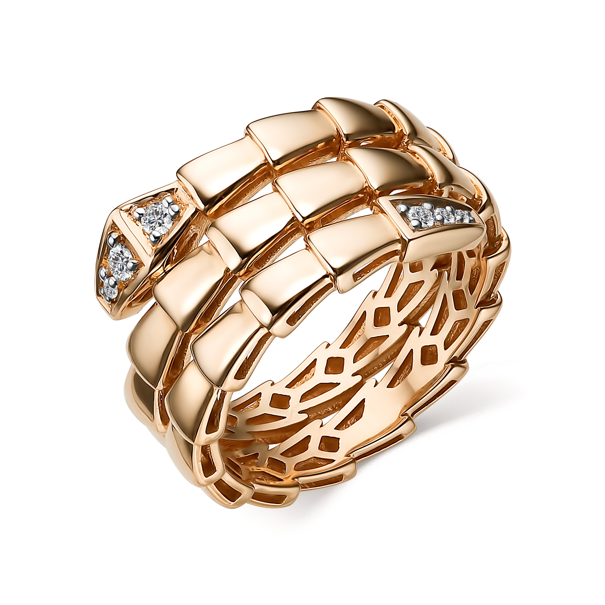 Кольцо из золота с бриллиантом