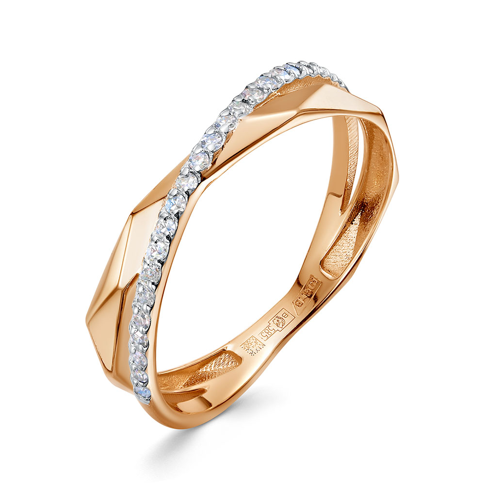 Кольцо из золота с бриллиантом