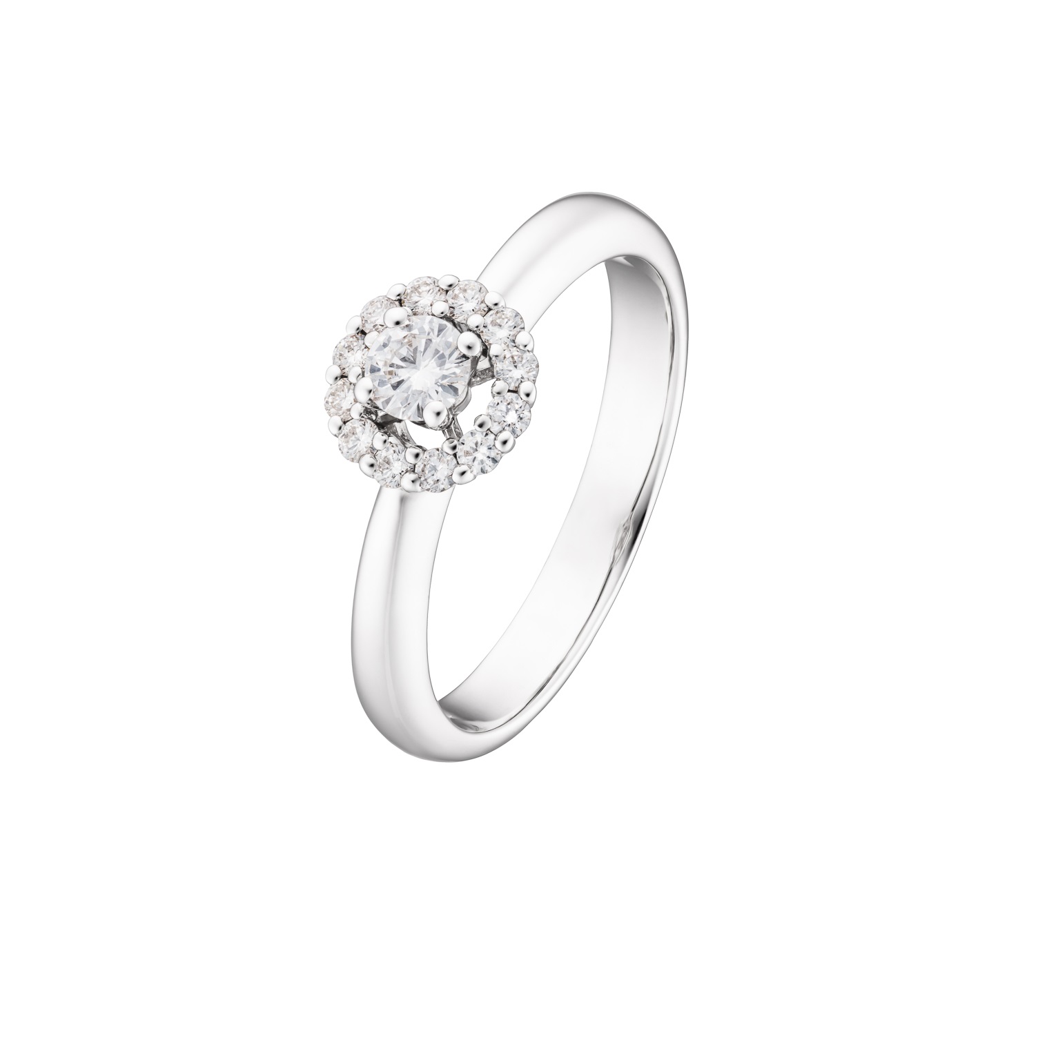 Кольцо из золота с бриллиантом