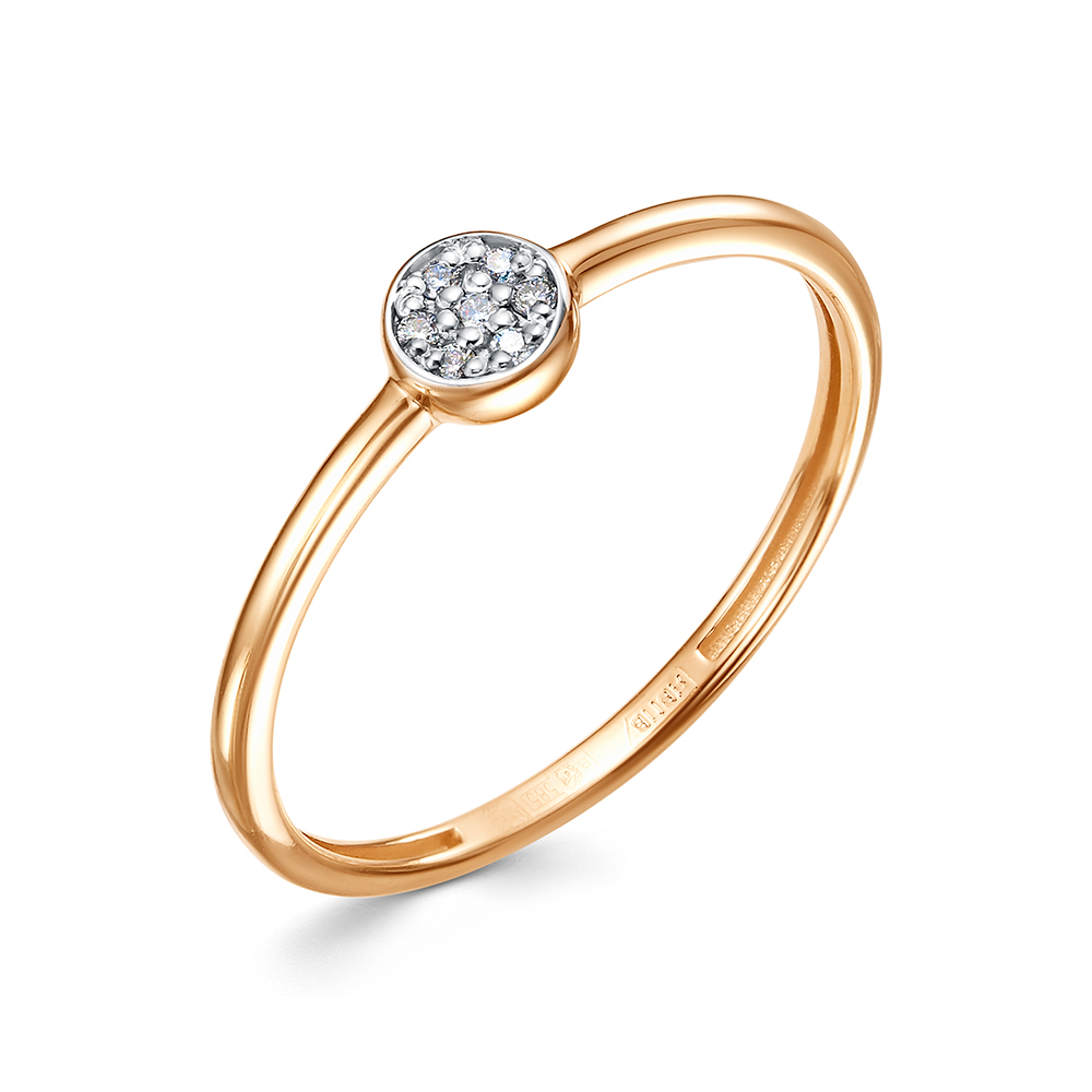 Кольцо из золота с бриллиантом