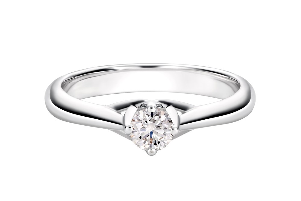 Кольцо из золота с бриллиантом