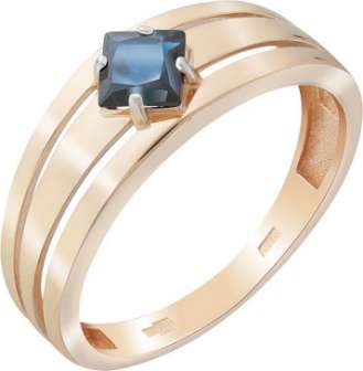 Кольцо из золота с сапфиром