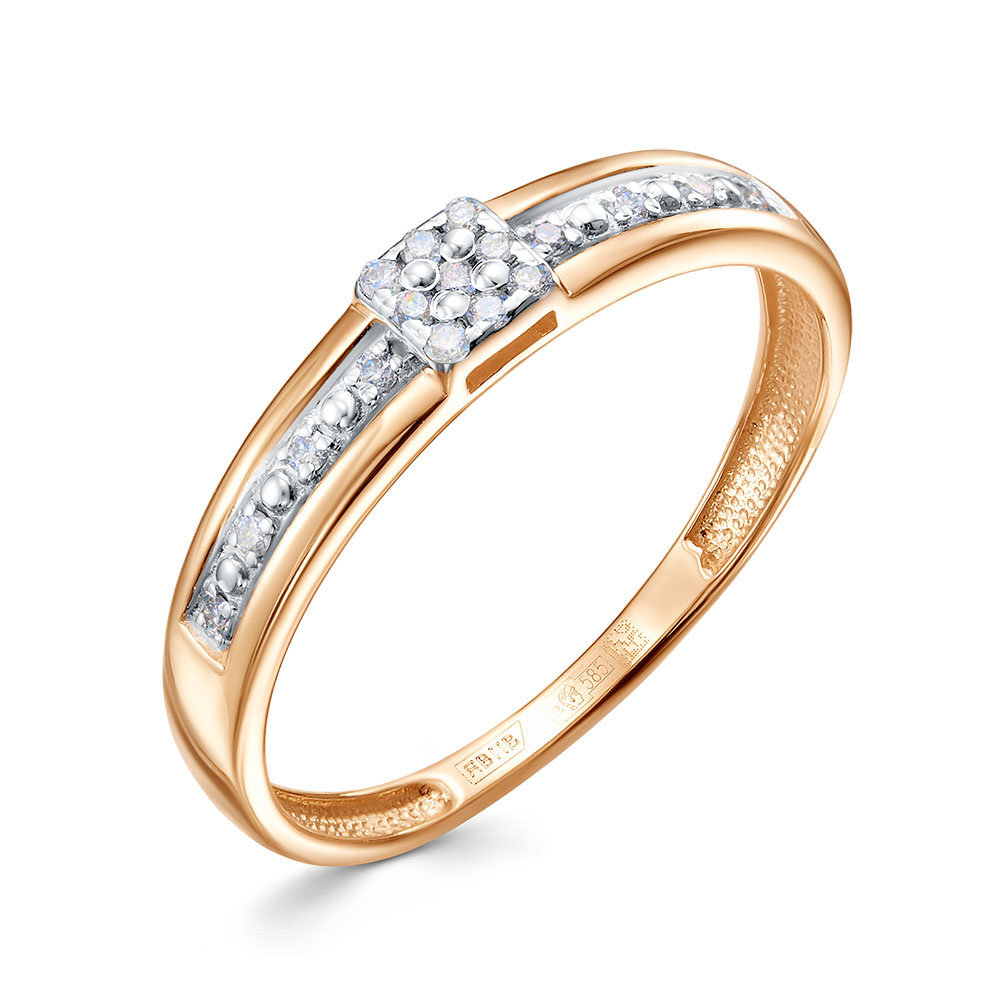 Кольцо из золота с бриллиантом