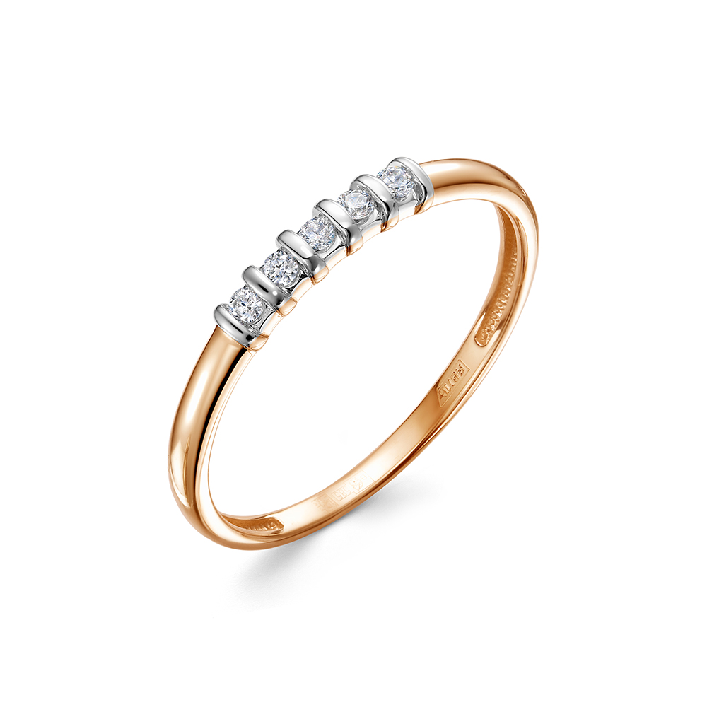 Кольцо из золота с бриллиантом