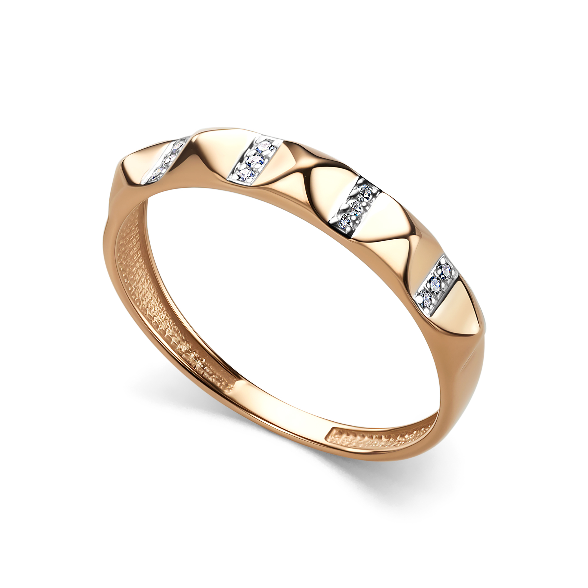 Кольцо из золота с бриллиантом