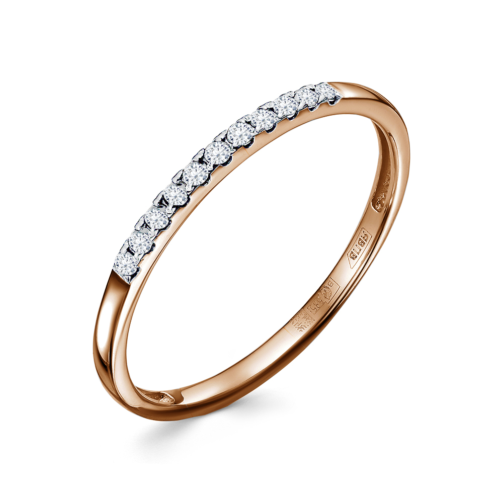 Кольцо из золота с бриллиантом