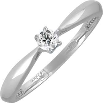 Кольцо из золота с бриллиантом