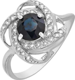 Кольцо из золота с сапфиром