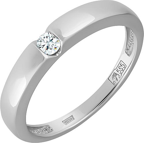 Кольцо из золота с бриллиантом