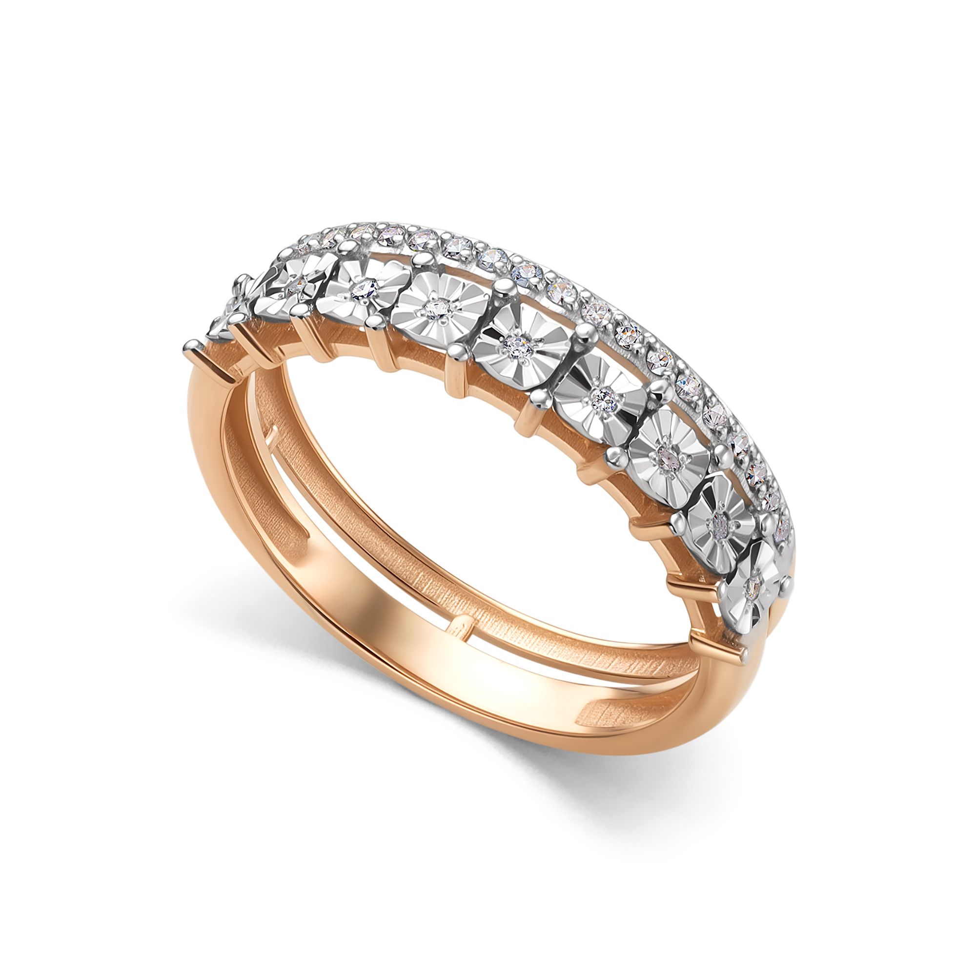 Кольцо из золота с бриллиантом