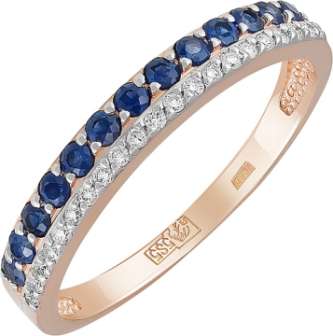 Кольцо из золота с сапфиром