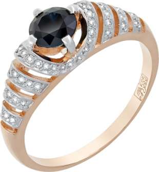 Кольцо из золота с сапфиром