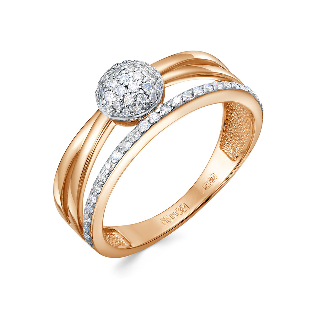 Кольцо из золота с бриллиантом